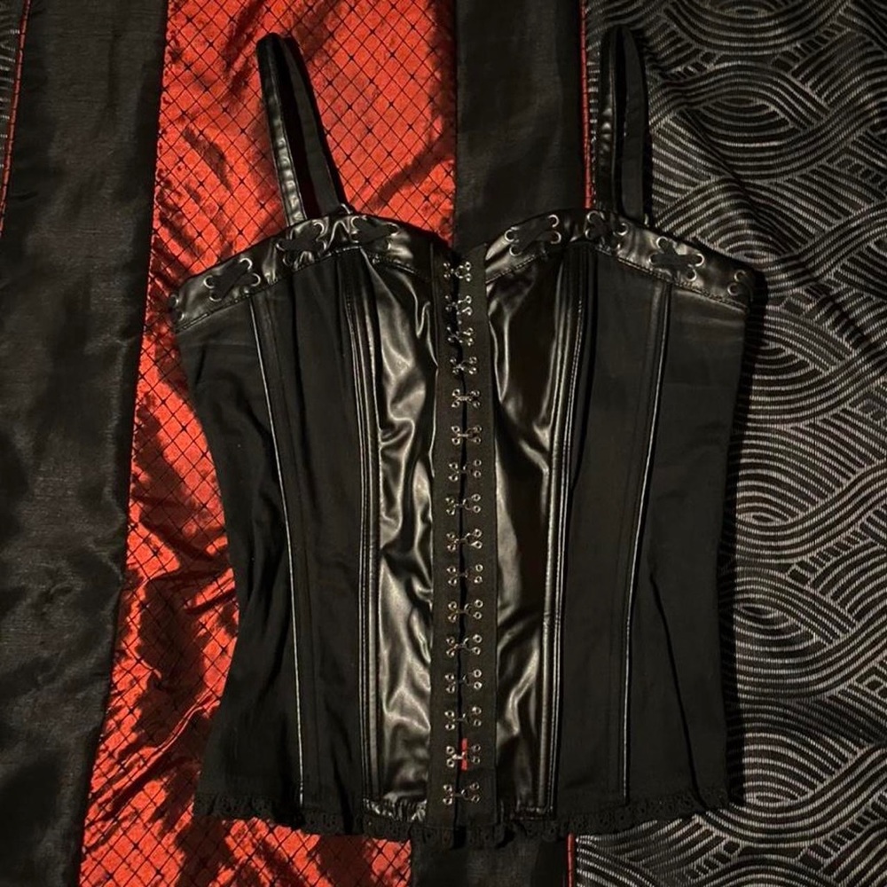 Tripp NYC leather corset